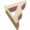 Ekena Millwork 7 1/2-in W x 24-in D x 28-in H Funston Slat Rough Cedar Woodgrain TimberThane Outlooker, Primed Tan OUTUR075X24X28FST24RCPR - alternate 2